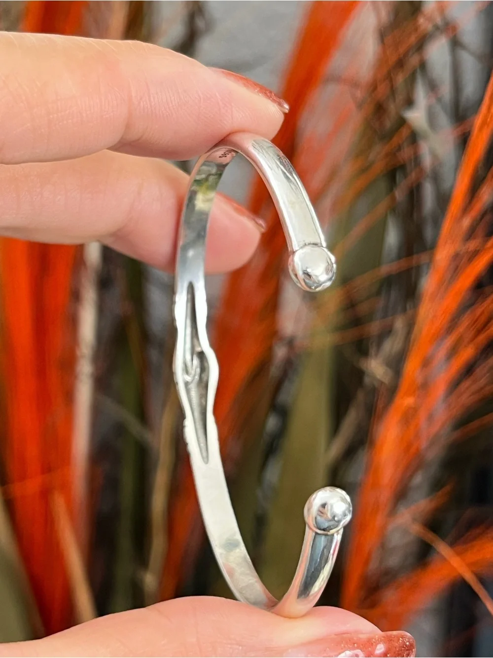 Unisex S925 Silver holding hands cuff Bracelet top seller gift for friend